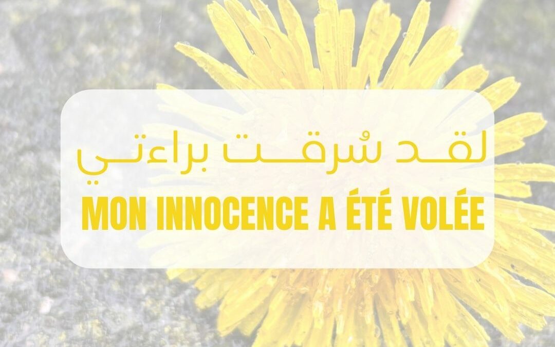 Mon innocence volée : écrire pour ne plus fuir mon corps